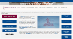 Desktop Screenshot of footdoctorsnj.com